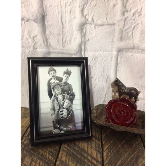 Vintage Reprint Photo 3 Ladies & Man Dressed For a Party! Victorian Photo - Picture 1 of 8